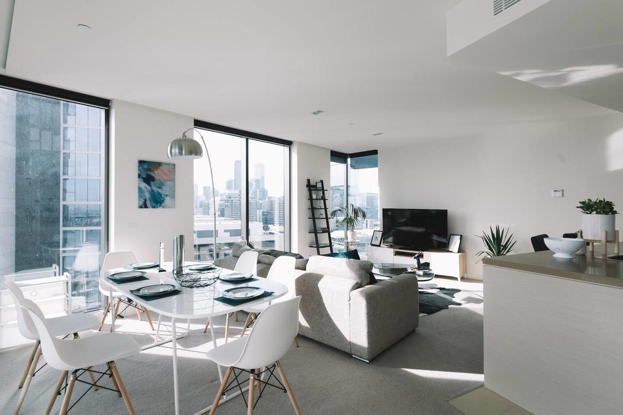 Apartamento Experience Waterfront Luxury With Views Melburne Exterior foto
