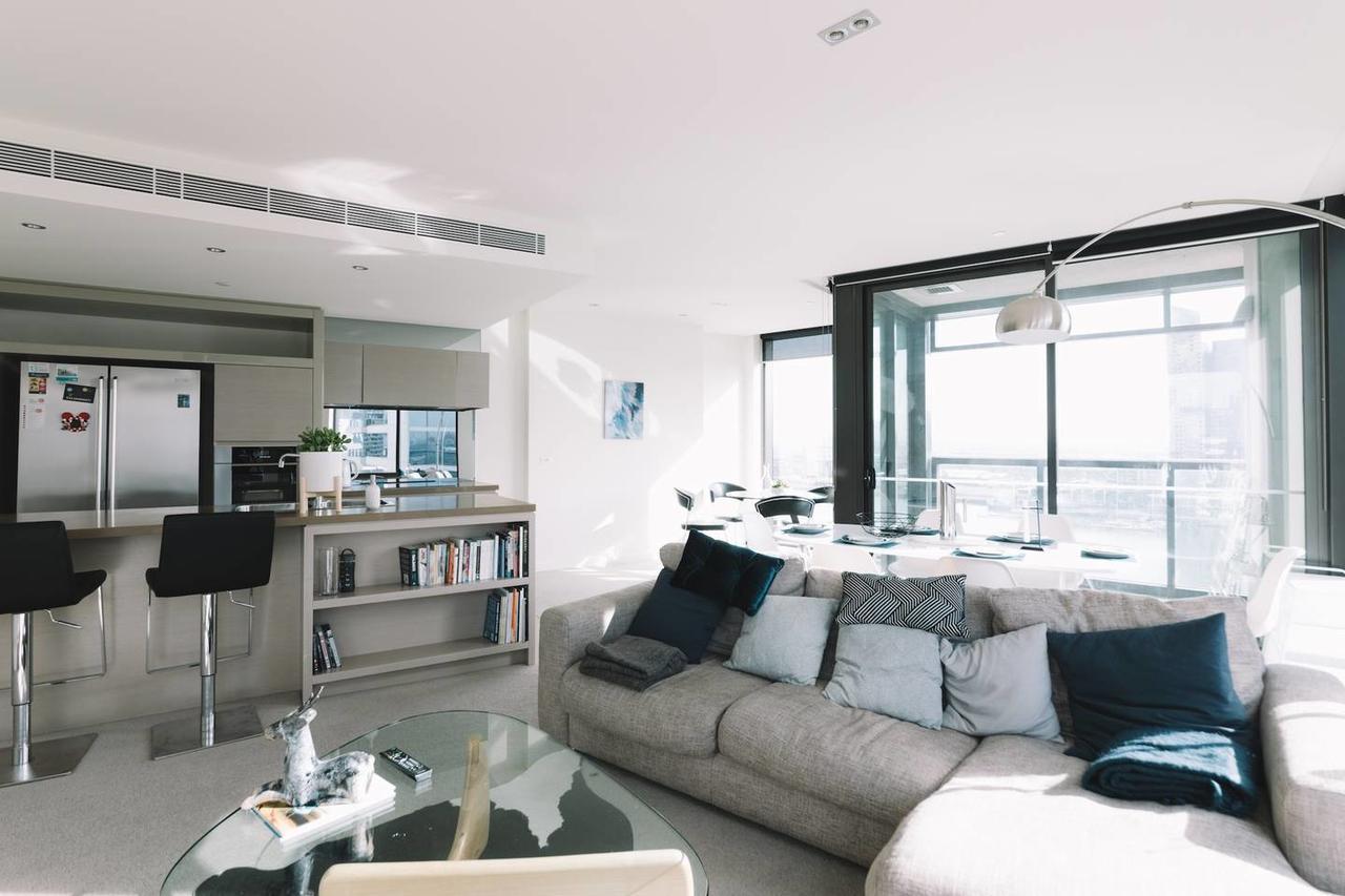 Apartamento Experience Waterfront Luxury With Views Melburne Exterior foto