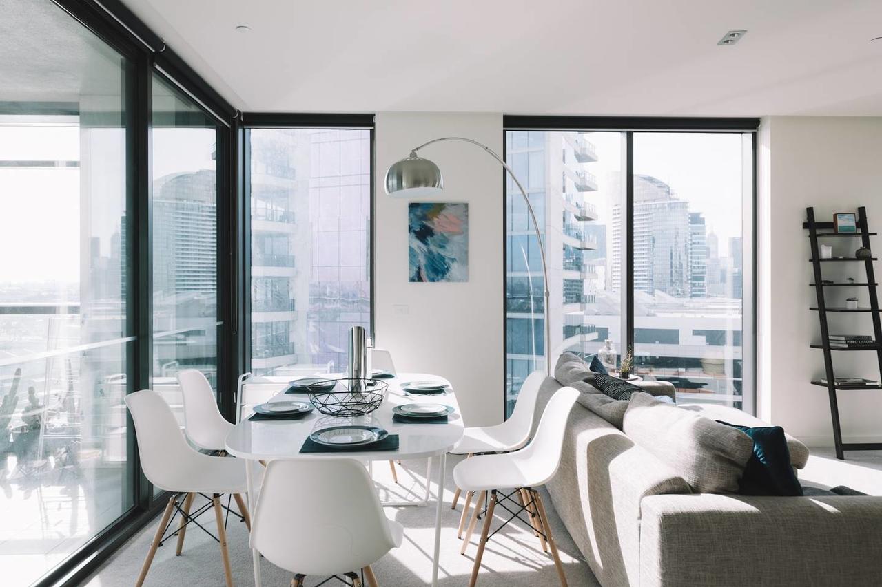 Apartamento Experience Waterfront Luxury With Views Melburne Exterior foto